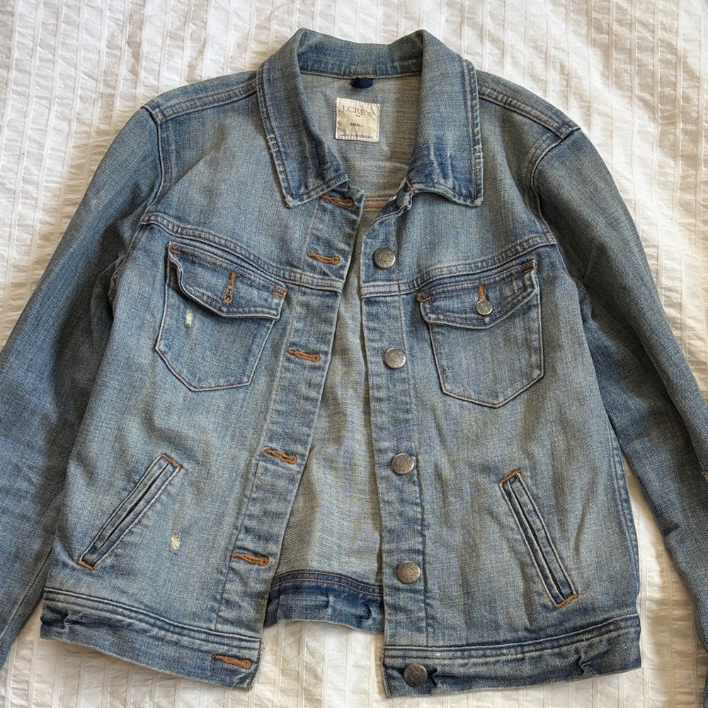 J. Crew Classic Blue Denim Jacket